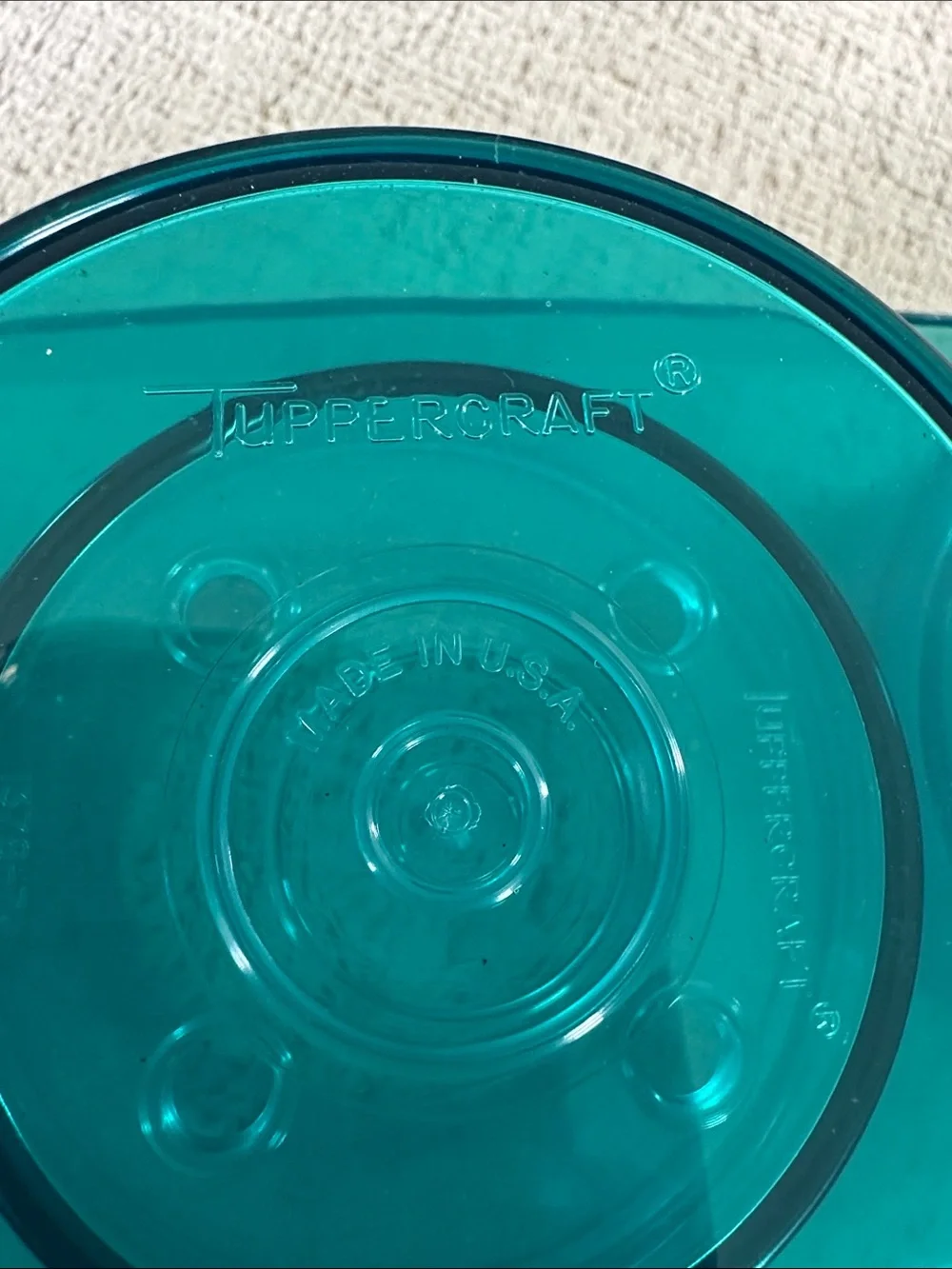 Vintage Tupperware Tuppercraft Trio Sprout Planter Set - 1970s Turquoise